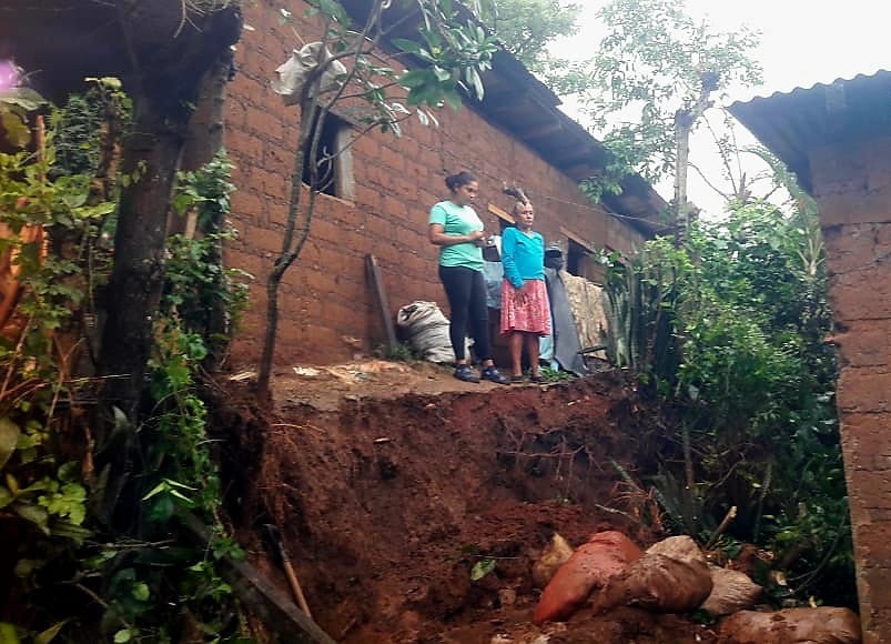 Anegaciones y deslaves por lluvias en Jalapa Managua. Radio La Primerísima