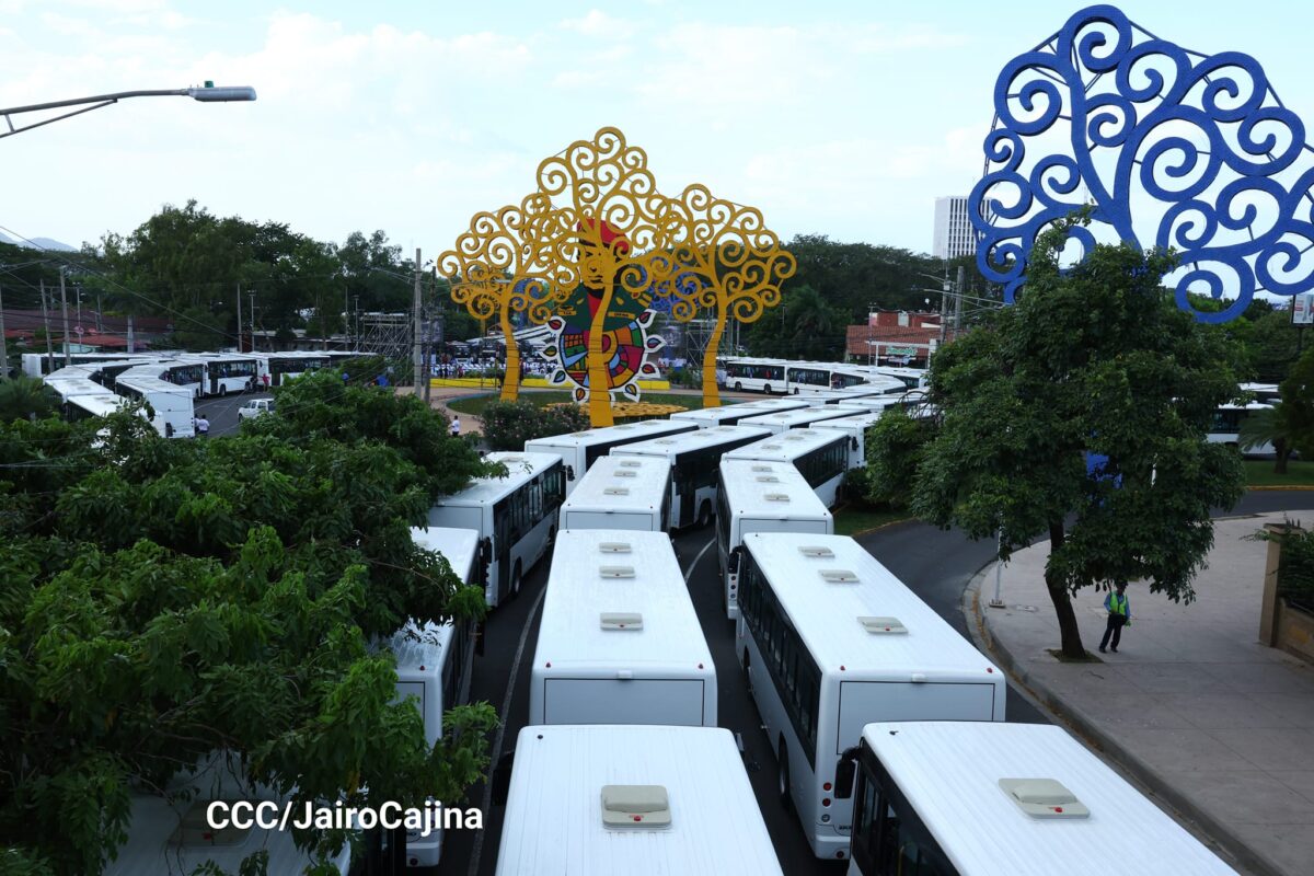 Inicia modernización del transporte intermunicipal Managua. Por Kenia Doña, teleSUR.