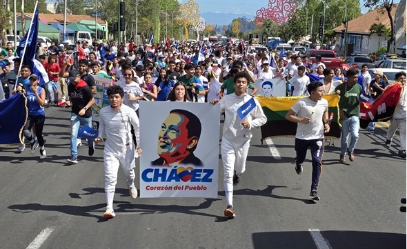 Realizan maratón “Con Chávez en el corazón” Managua. Consejo de Comunicación y Ciudadanía
